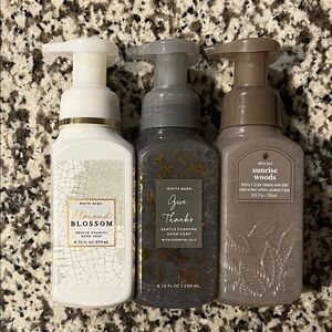 White Barn Bath & Body Works Foaming Hand Soap Trio — White, Gray, Taupe